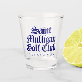 Grappig Saint Mulligan Golf Club Levenslang Lid Shot Glas