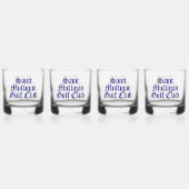 Grappig Saint Mulligan Golf Club Levenslang Lid Whisky Glas (Voorkant)