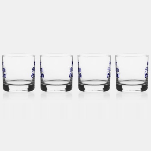 Grappig Saint Mulligan Golf Club Levenslang Lid Whisky Glas (Links)