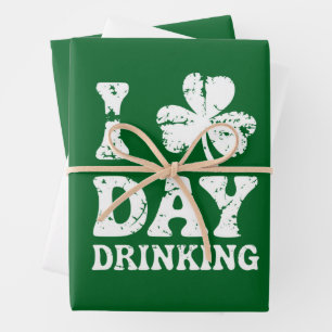 Grappig Saint Patricks Day Feest St Pats Grappige  Inpakpapier Vel