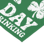 Grappig Saint Patricks Day Feest St Pats Grappige Korte Tafelloper (Hoek)