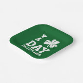 Grappig Saint Patricks Day Feest St Pats Grappige Papieren Bordje (Gebogen)