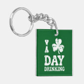 Grappig Saint Patricks Day Feest St Pats Grappige  Sleutelhanger (Voorkant Links)