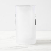 Grappig Saint Patrick's Day Hond Shamrocks Custom Matglas Bierpul (Center)