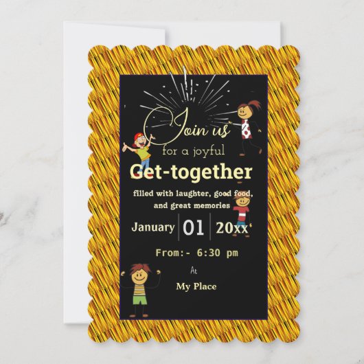 Grappig samenzijn kaart (Voorkant)