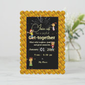 Grappig samenzijn kaart (Staand voorkant)