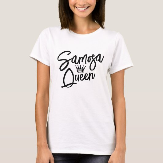 Grappig Samosa Shirt | Punjabi Indian Humor Shirt (Voorkant)