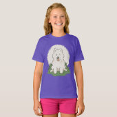 Grappig Samoyed Dog T-shirt (Voorkant volledig)