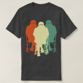 Grappig Sanders Mittens Meme Silhouet T-shirt (Design voorkant)