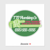 Grappig sanitair Adverteren toilet Humor Sticker (Vel)