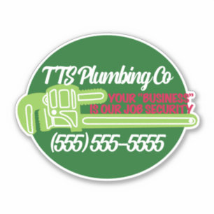 Grappig sanitair Adverteren toilet Humor Sticker