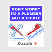 Grappig sanitair Gezegde Sticker (Vel)