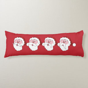 Grappig Santa aangepaste lichaam kussen