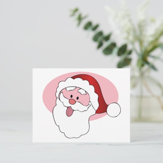Grappig Santa custom briefkaart (Staand voorkant)