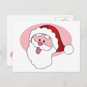 Grappig Santa custom briefkaart (Voorkant / Achterkant)