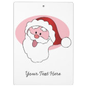 Grappig Santa custom klembord (Achterkant)