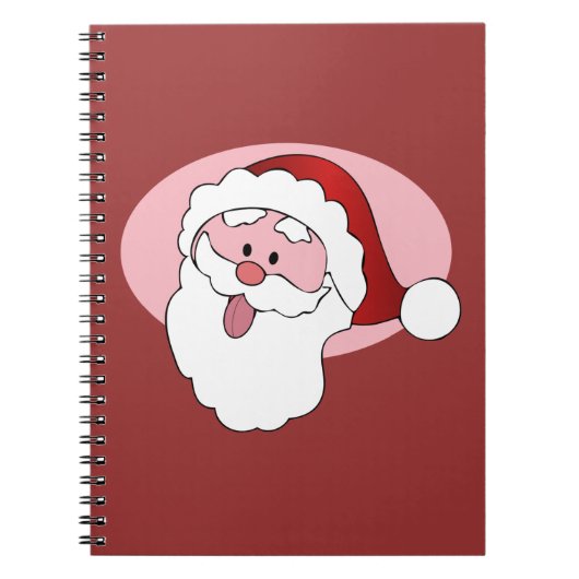 Grappig Santa custom notitieboek (Voorkant)