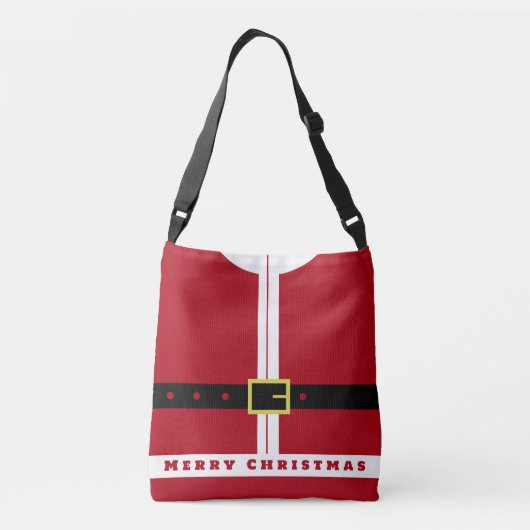 Grappig Santa Design Kerstmis Crossbody Tas Gift (Achterkant)