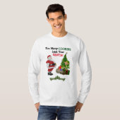 Grappig Santa Elf Mannen T-shirt (Voorkant volledig)