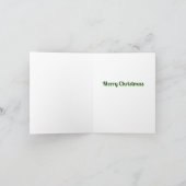 Grappig Santa Gedicht Schattige Kerstmis Kaart (Binnen)