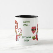 Grappig Santa Party Gnome Mok (Midden)