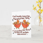 Grappig Sarcasisch Nieuw T-Shirt Ik Heb De Vogel M Kaart (Gele Bloem)