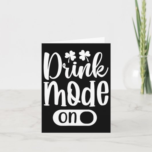 Grappig Sarcasme Alcohol Drinken Offensief Kaart (Voorkant)