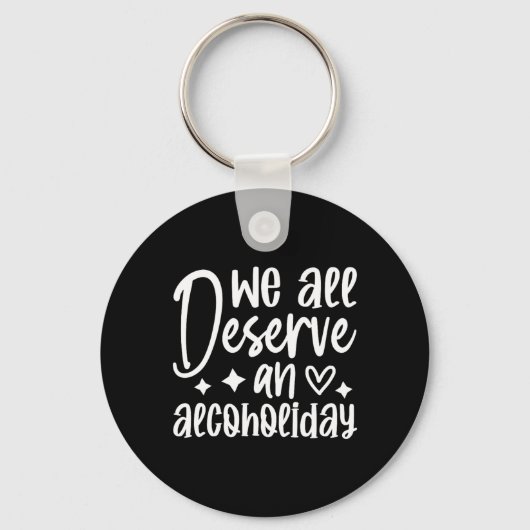 Grappig Sarcasme Alcohol Drinken Offensief Sleutelhanger (Voorkant)