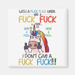Grappig Sarcasme Eenhoorn Shirt - Vrouwen Eenheid  Magneet