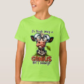 Grappig sarcasme geniale woordkunst t-shirt (Voorkant)