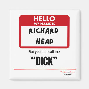 Grappig Sarcasme — Hallo Mijn Naam Is Richard Hoof Magneet
