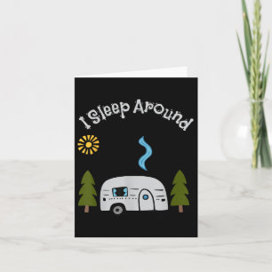 Grappig Sarcasme Ik Slaap Rond Rv-Camping Buiten Kaart