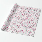 Grappig Sarcasme Kat Valentijnsdag Inpakpapier (Uitgerold)