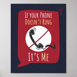 Grappig Sarcasme Slaapkamer Gag Poster