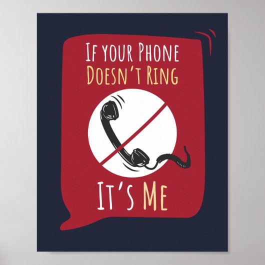 Grappig Sarcasme Slaapkamer Gag Poster (Voorkant)