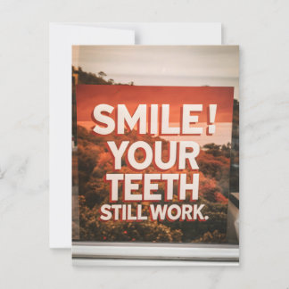 Grappig Sarcasme Verjaardag Glimlach Ouderdom Briefkaart