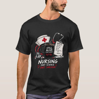 Grappig Sarcasme Verpleegster Dienst T-shirt