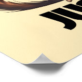 Grappig sarcasme woord art stil oordelen kat poster (Hoek)