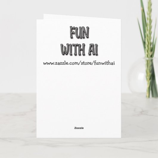 Grappig sarcastisch citaat | Dame in Zonnebril Kaart (Achterkant)