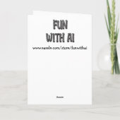 Grappig sarcastisch citaat |  Dame in Zonnebril Kaart (Achterkant)