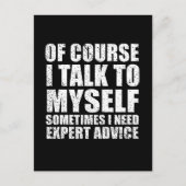 Grappig sarcastisch citaat humor sarcasme briefkaart (Voorkant)