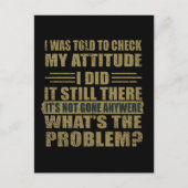 Grappig sarcastisch citaat humor sarcasme introver briefkaart (Voorkant)