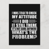 Grappig sarcastisch citaat humor sarcasme introver briefkaart (Voorkant)