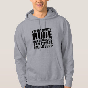 Grappig sarcastisch citaat humor sarcasme introver hoodie