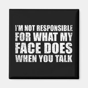 Grappig sarcastisch citaat humor sarcasme introver magneet