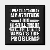 Grappig sarcastisch citaat humor sarcasme introver magneet (Voorkant)