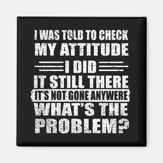 Grappig sarcastisch citaat humor sarcasme introver magneet (Voorkant)