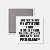 Grappig sarcastisch citaat humor sarcasme introver magneet (Voorkant / Achterkant)