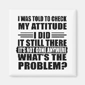 Grappig sarcastisch citaat humor sarcasme introver magneet (Voorkant)