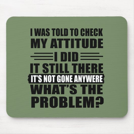 Grappig sarcastisch citaat humor sarcasme introver muismat (Voorkant)